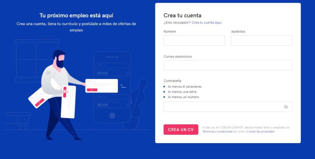 crear cuenta occ