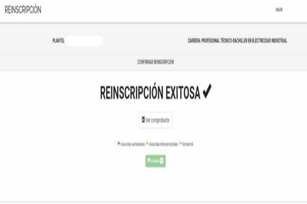 reinscripcion exitosa 2